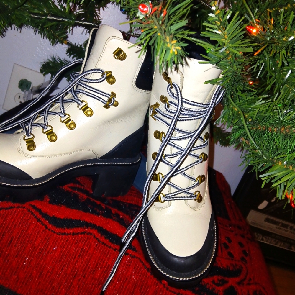 Tory Burch combat boots